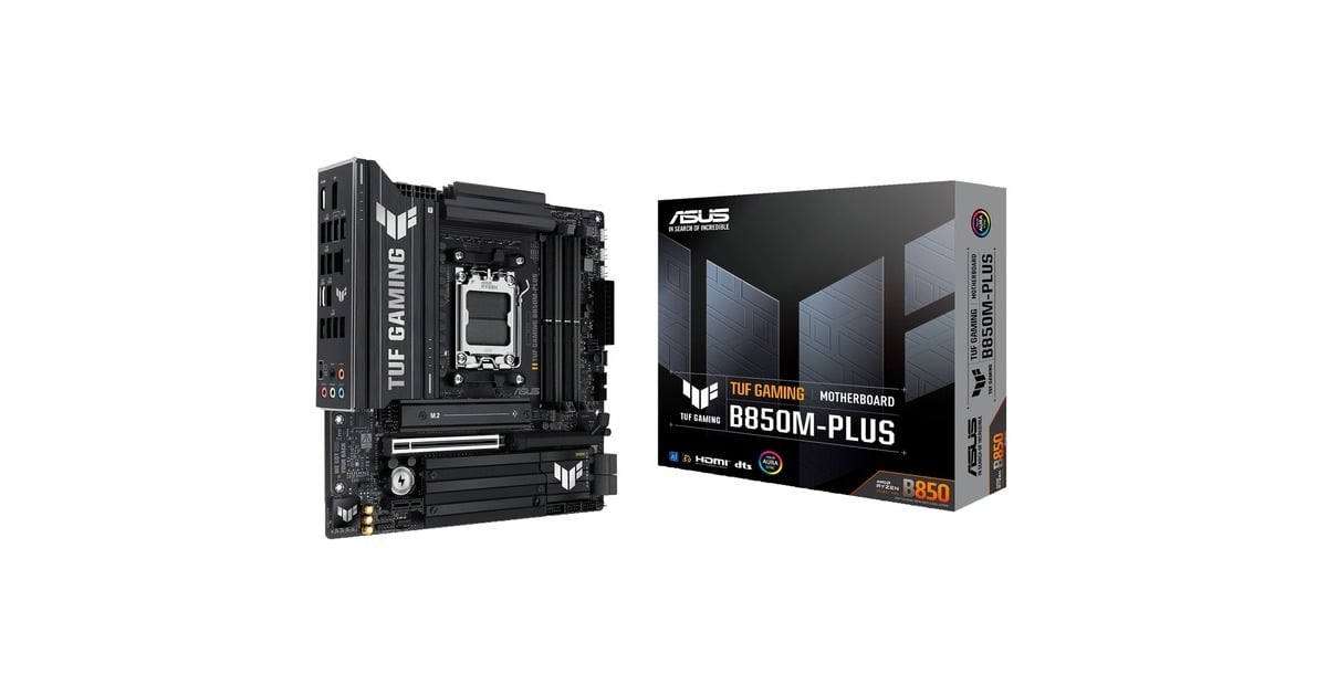 ASUSTUF Gaming B850M-PLUS socket AM5 moederbord  (2.5 GbE-LAN, Sound, µATX)