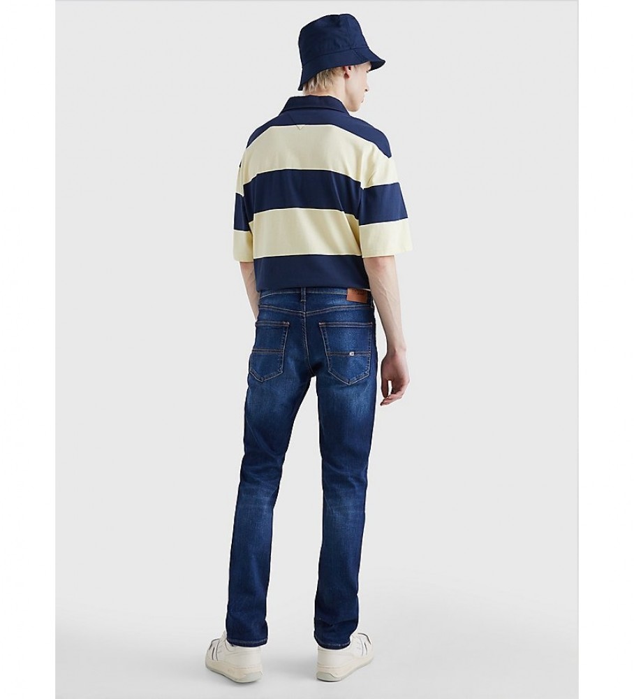 Calça jeans Tommy Jeans Scanton Slim Asdbs azul