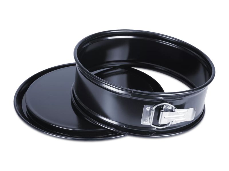 Städter Springform Emaille mit Flachboden, 24 cm Backform für Kuchen