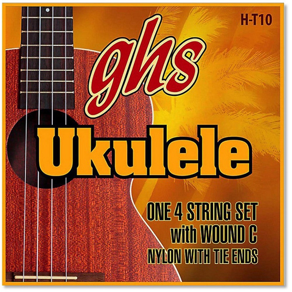 GHS H-T10 Black Nylon Wound 3rd Tenor snarenset tenor ukelele