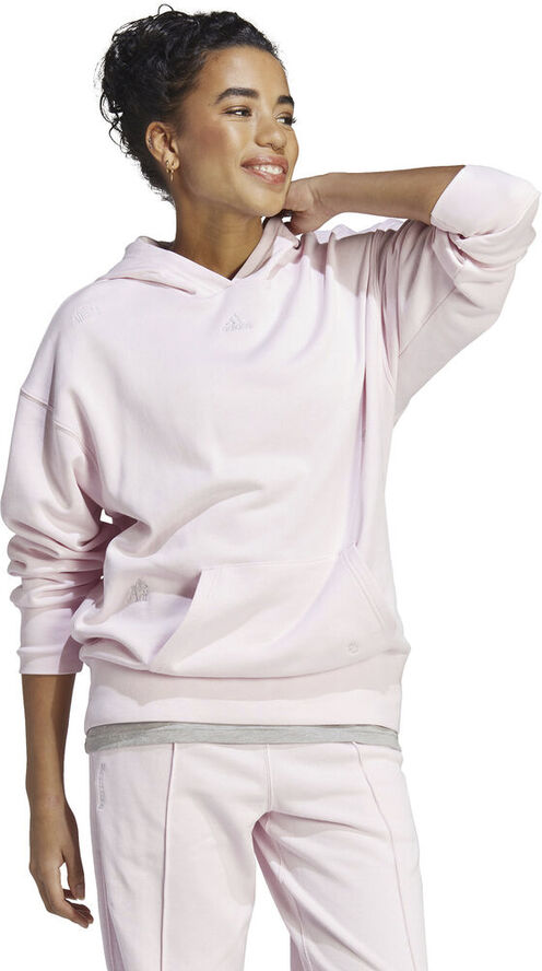adidas Relaxed with Healing Crystals-Inspired Graphics hættetrøje Pink
