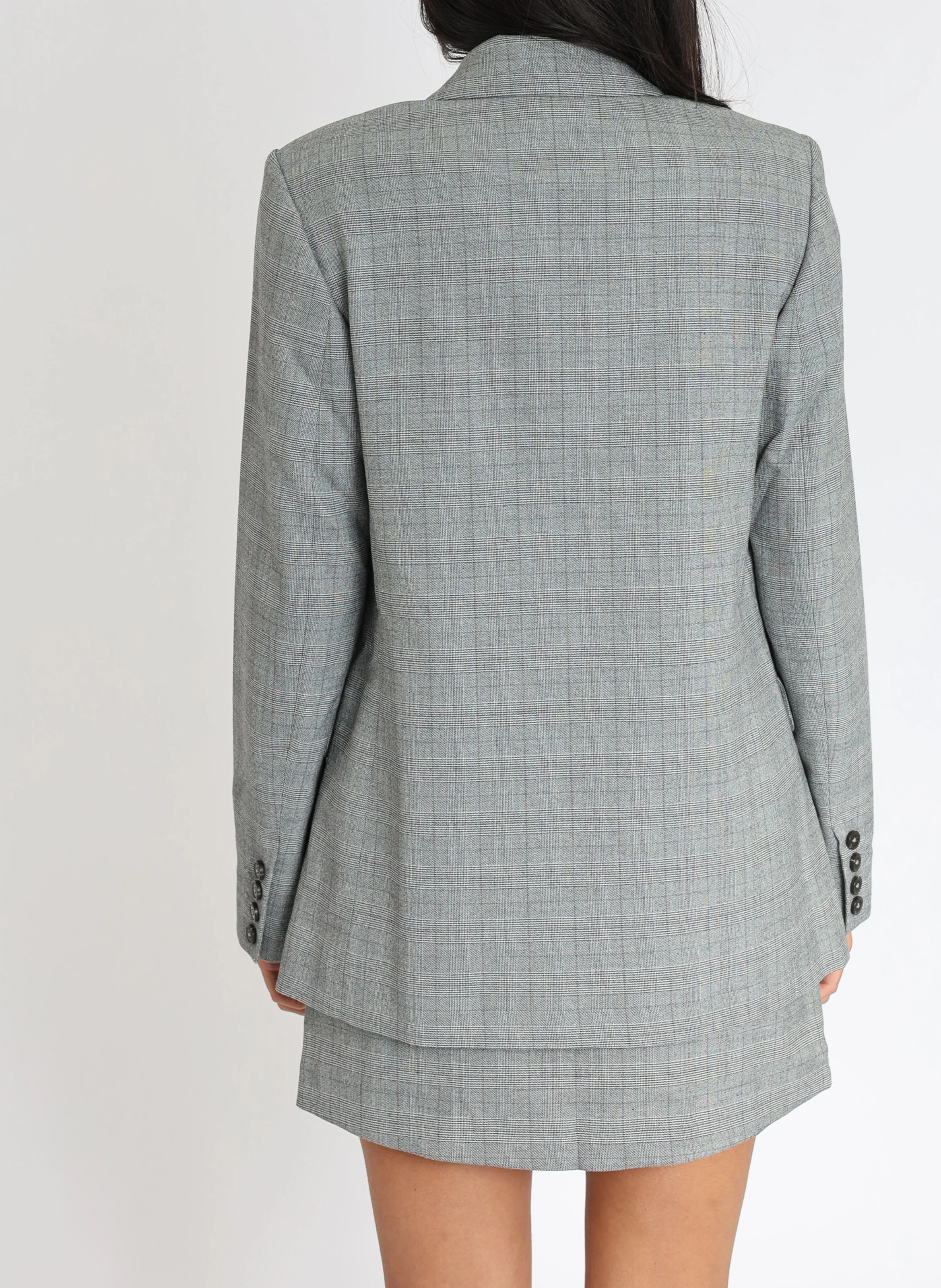 SAM - Veste tailleur imprimée | Gris