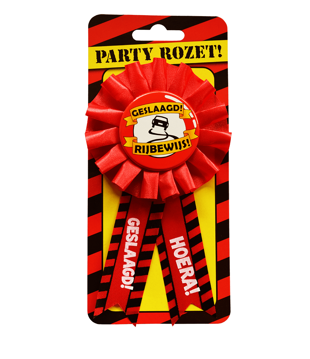 Rozet Geslaagd Rijbewijs