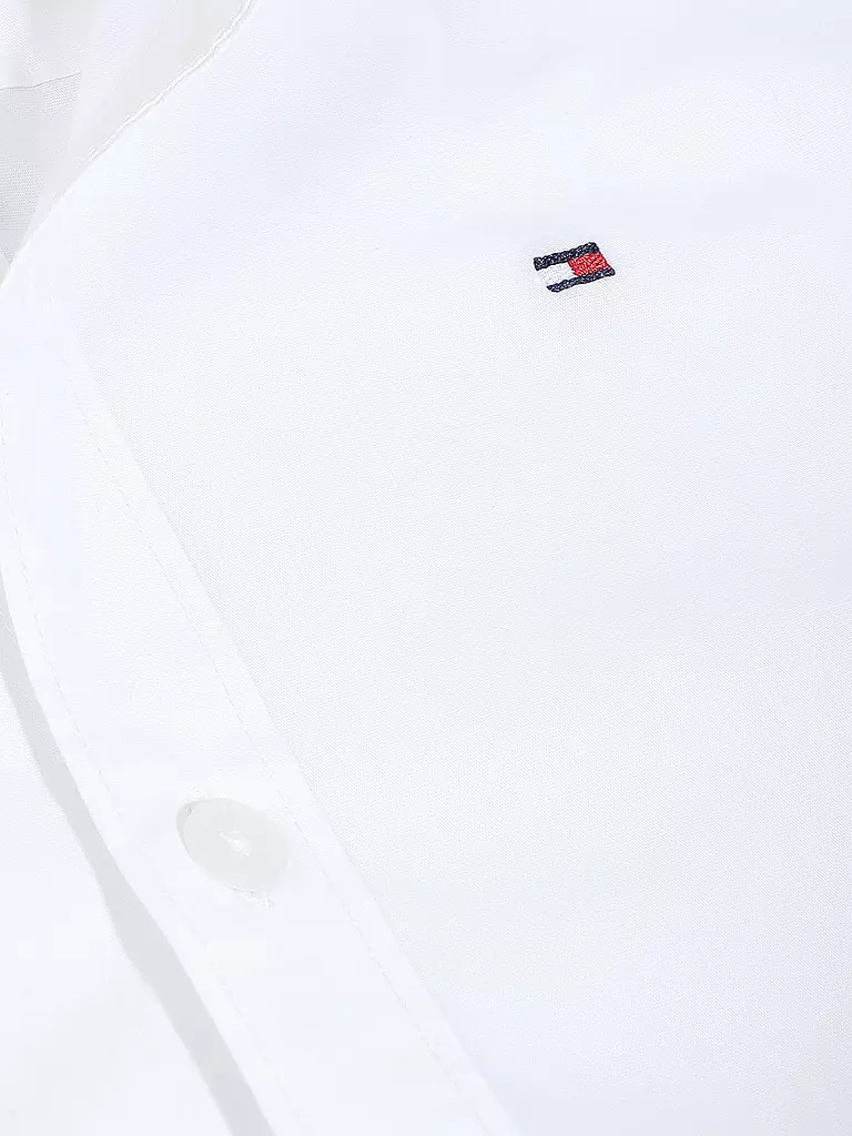 TOMMY HILFIGER Jungen Hemd Slim Fit weiss