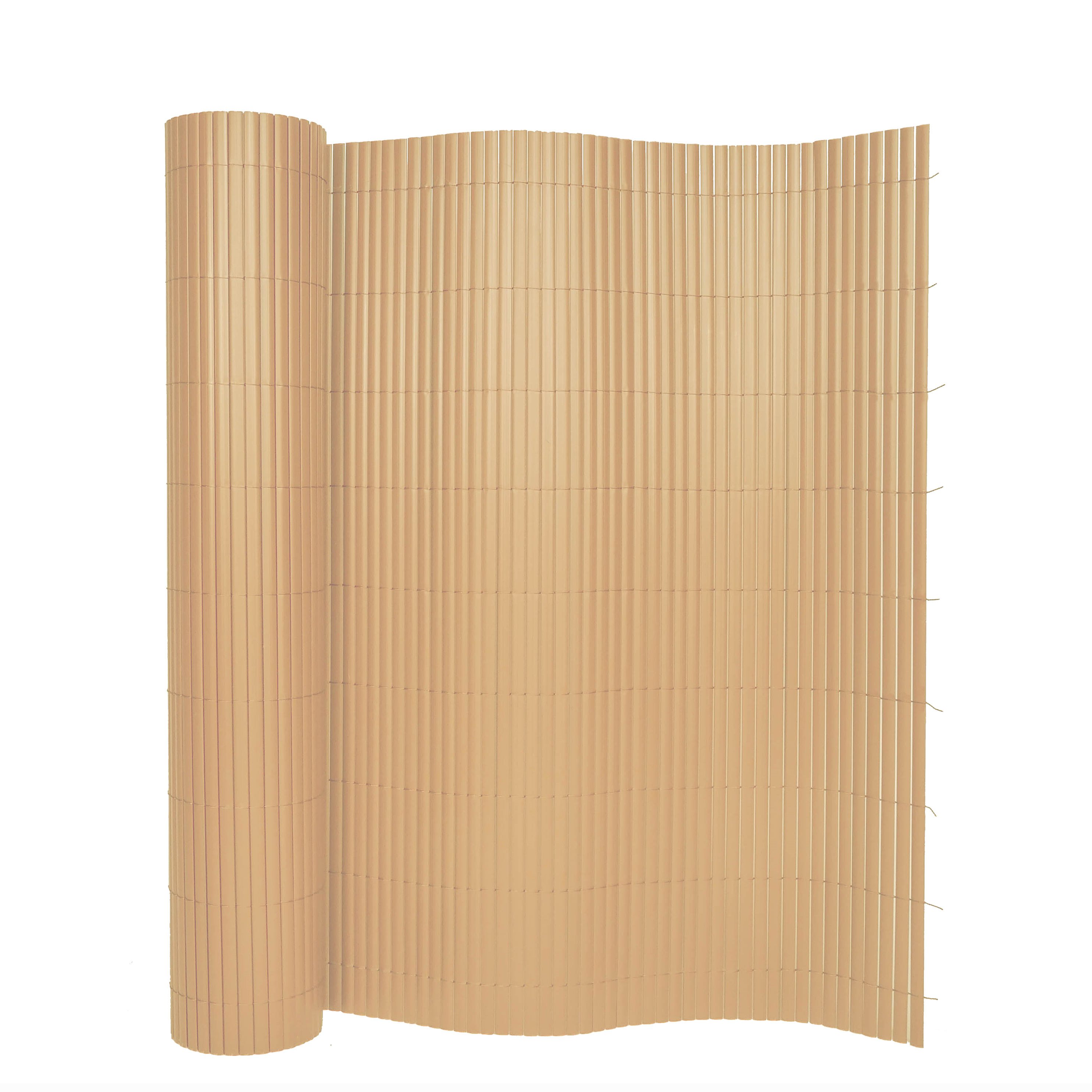 Sichtschutzmatte PVC 500 x 200 cm Bambusoptik