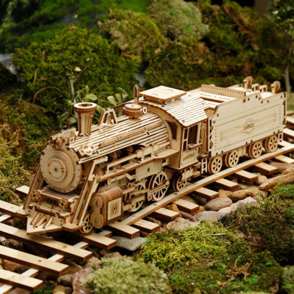 Robotime ROKR 3D houten Prime Steam Express stoomtrein