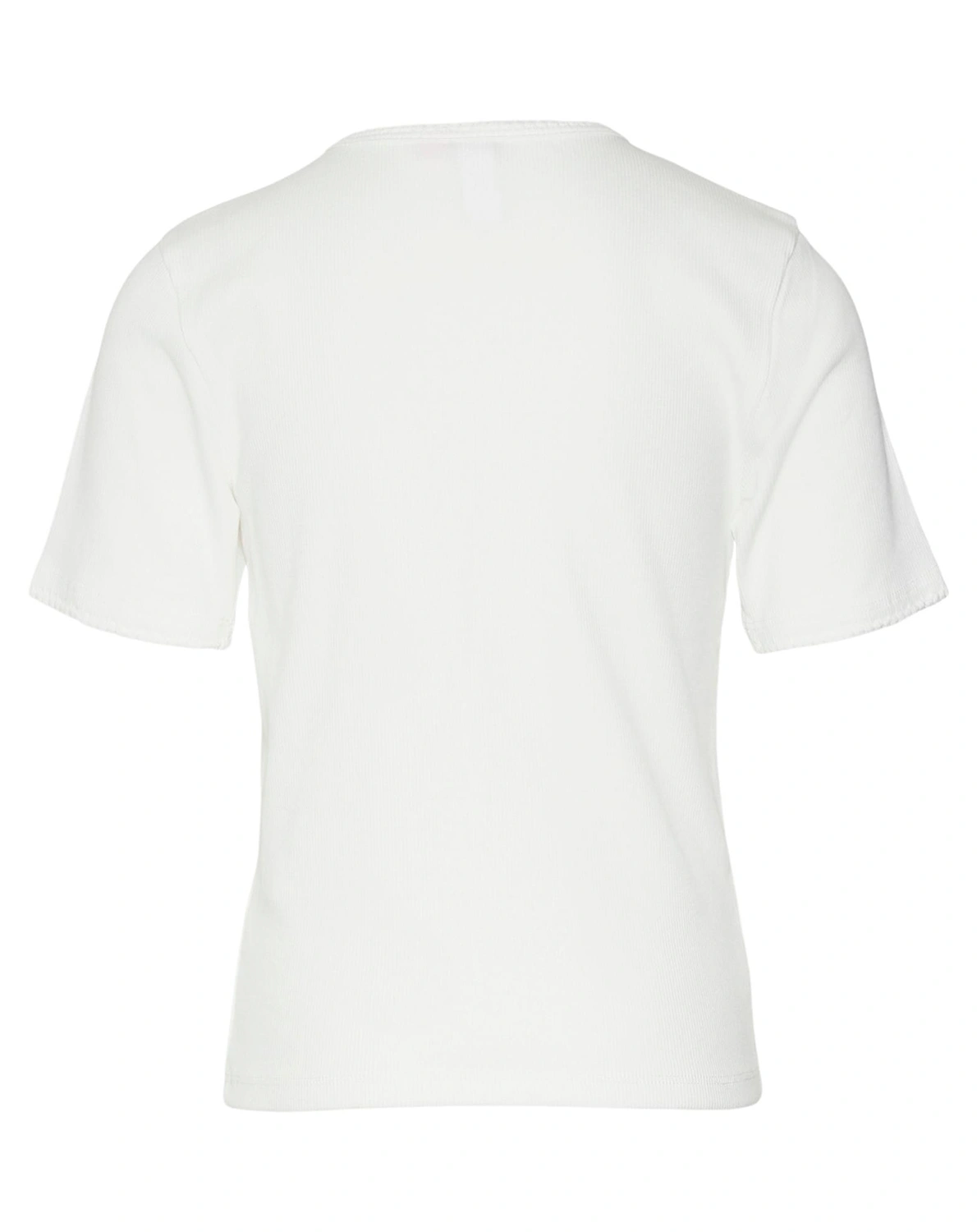 T-Shirt VMHAZEL SS SCALLOP in snow white