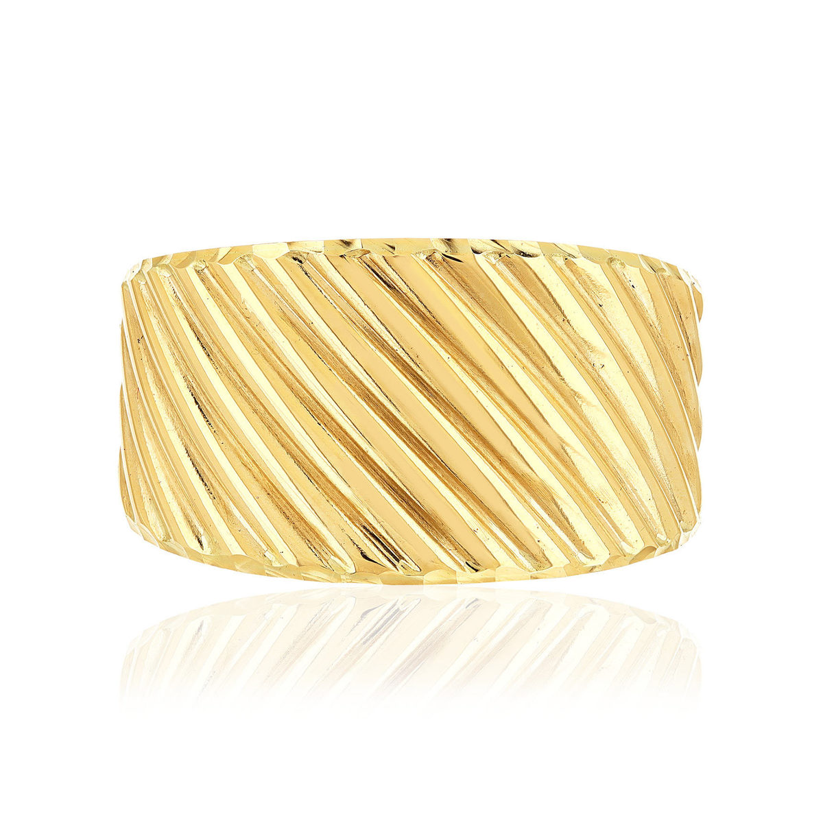 Bague or 375 jaune