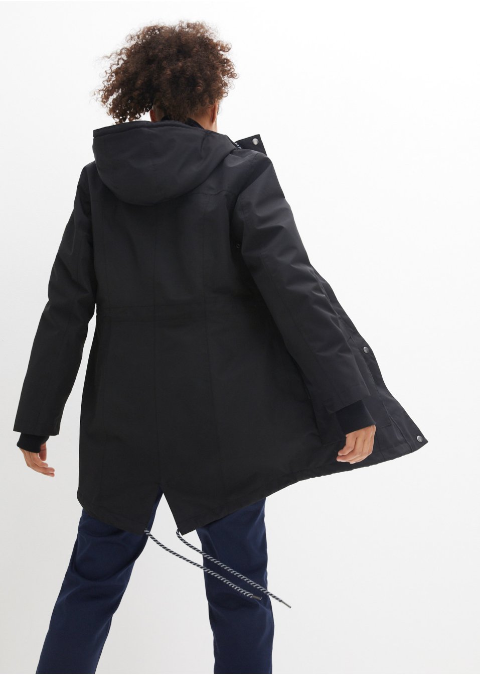 Veste longue 3 en 1 avec polyester recyclé
