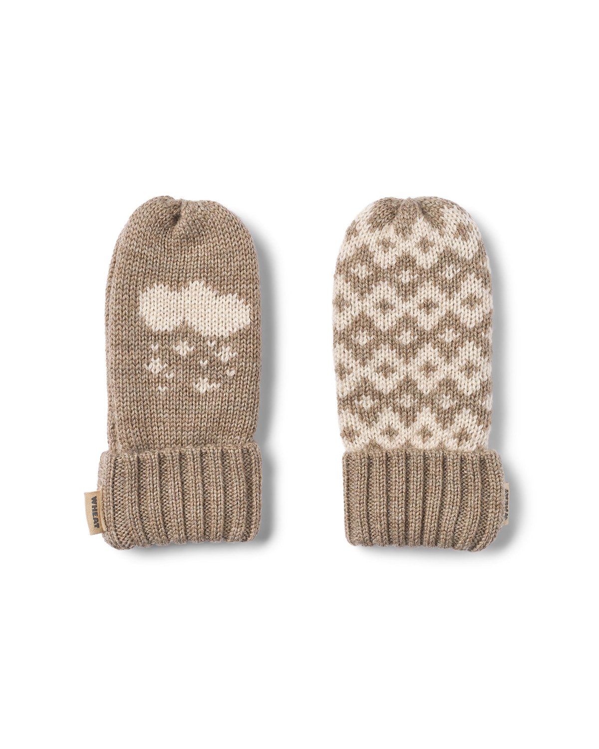 Ullvotter m/ tommel – 100% Merino | Jacquard Mittens Towsi