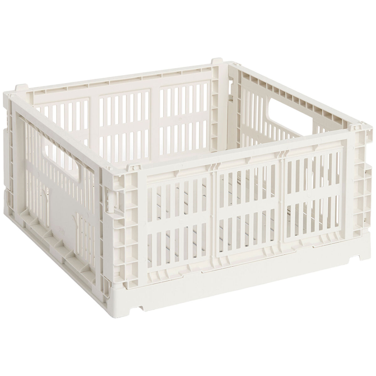 HAY Colour Crate Medium Square oppbevaringsboks, off-white