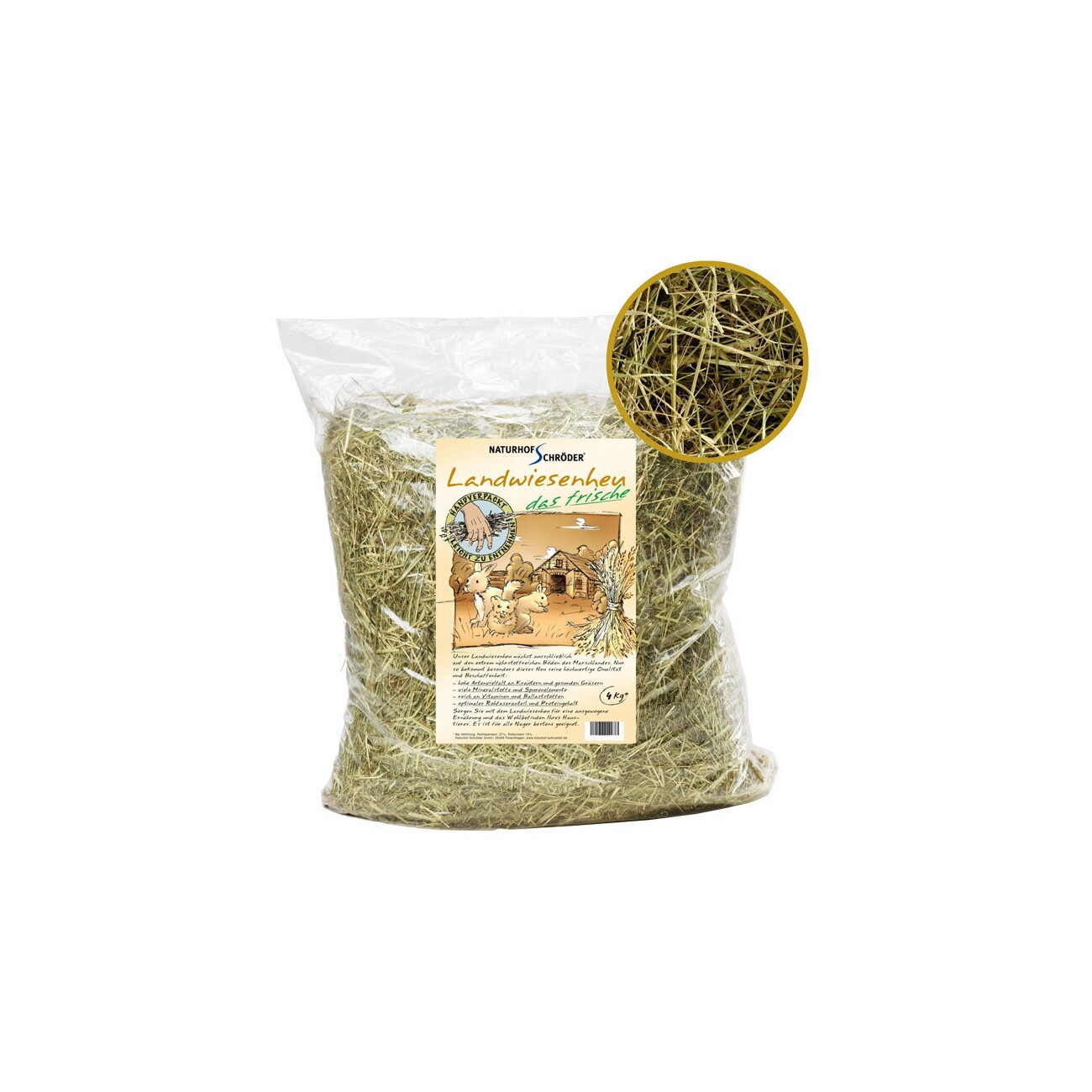 Naturhof Schröder Landwiesenheu handverlesen 4kg