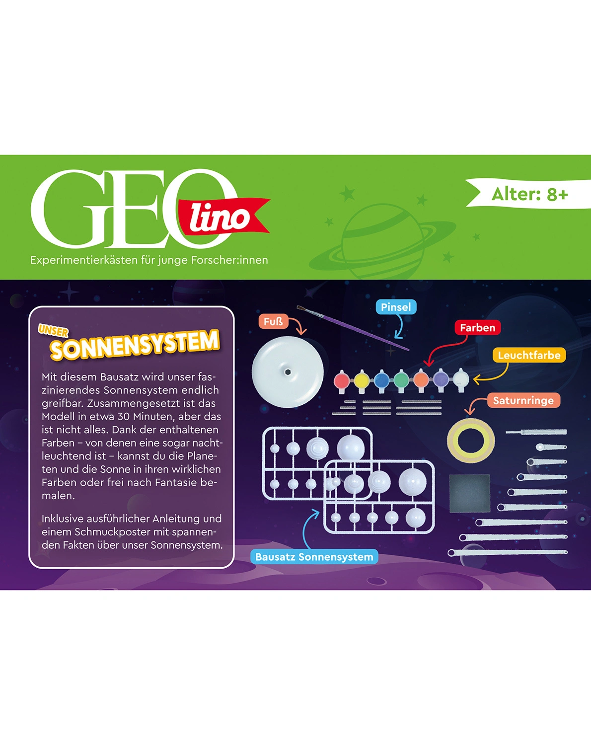Experimentierkasten GEOLINO - UNSER SONNENSYSTEM