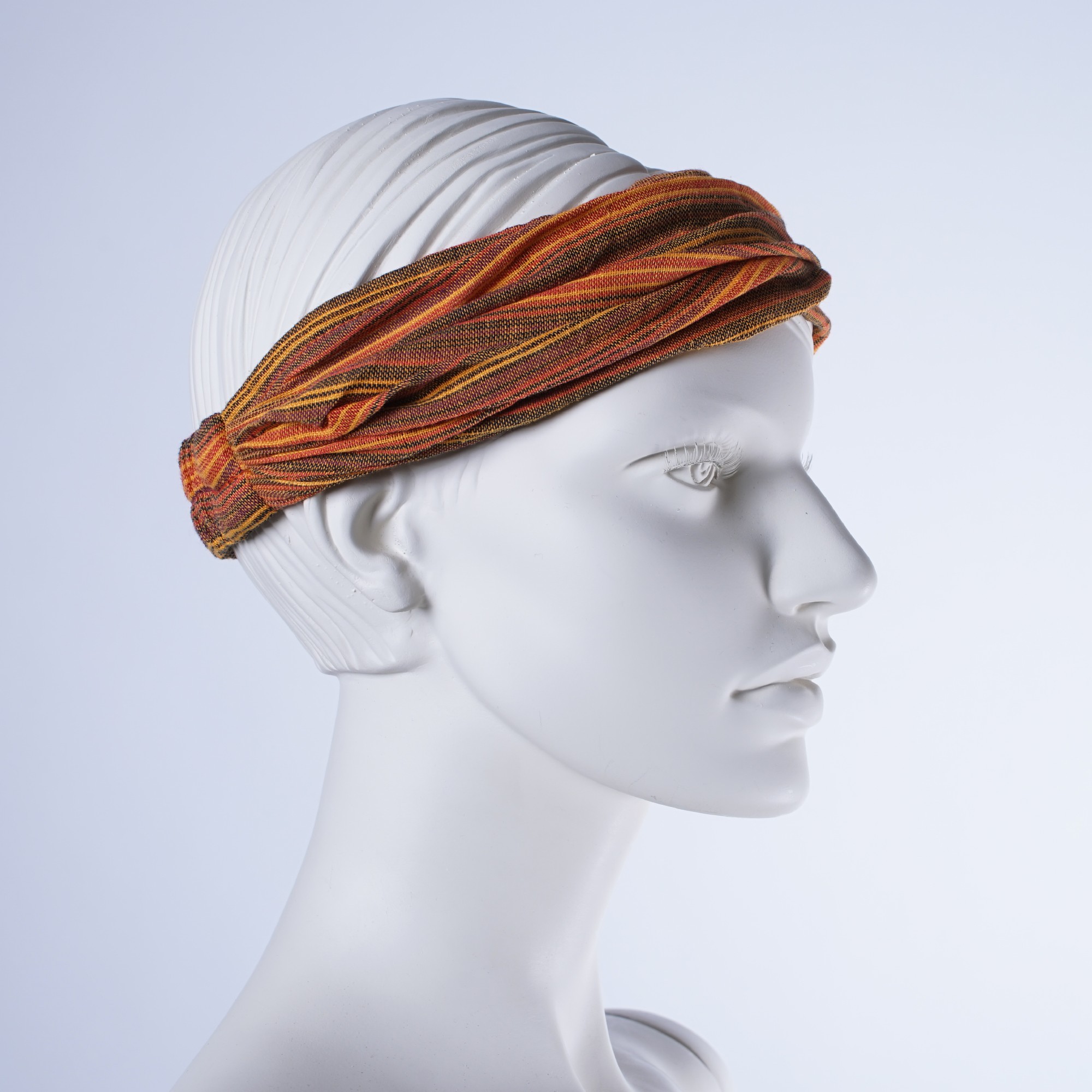 Haarband 'Los Angeles', aus 100% Baumwolle, orange/braun günstig bestellen