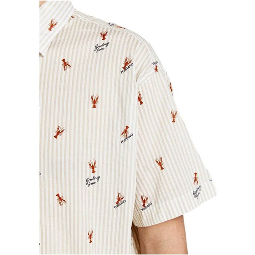 Jack & Jones - CAMISA MANGA CORTA BEIGE HOMBRE JACK & JONES 12207427 6887