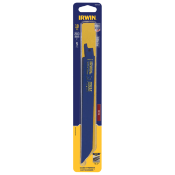 Irwin reciprozaagblad 18T voor metaal - 5 stuks - 200 mm