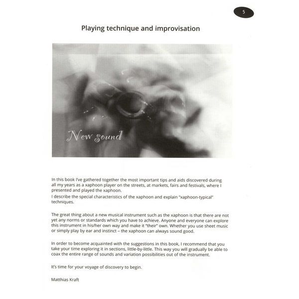 Matthias Kraft Verlag Xaphoon Song Book English