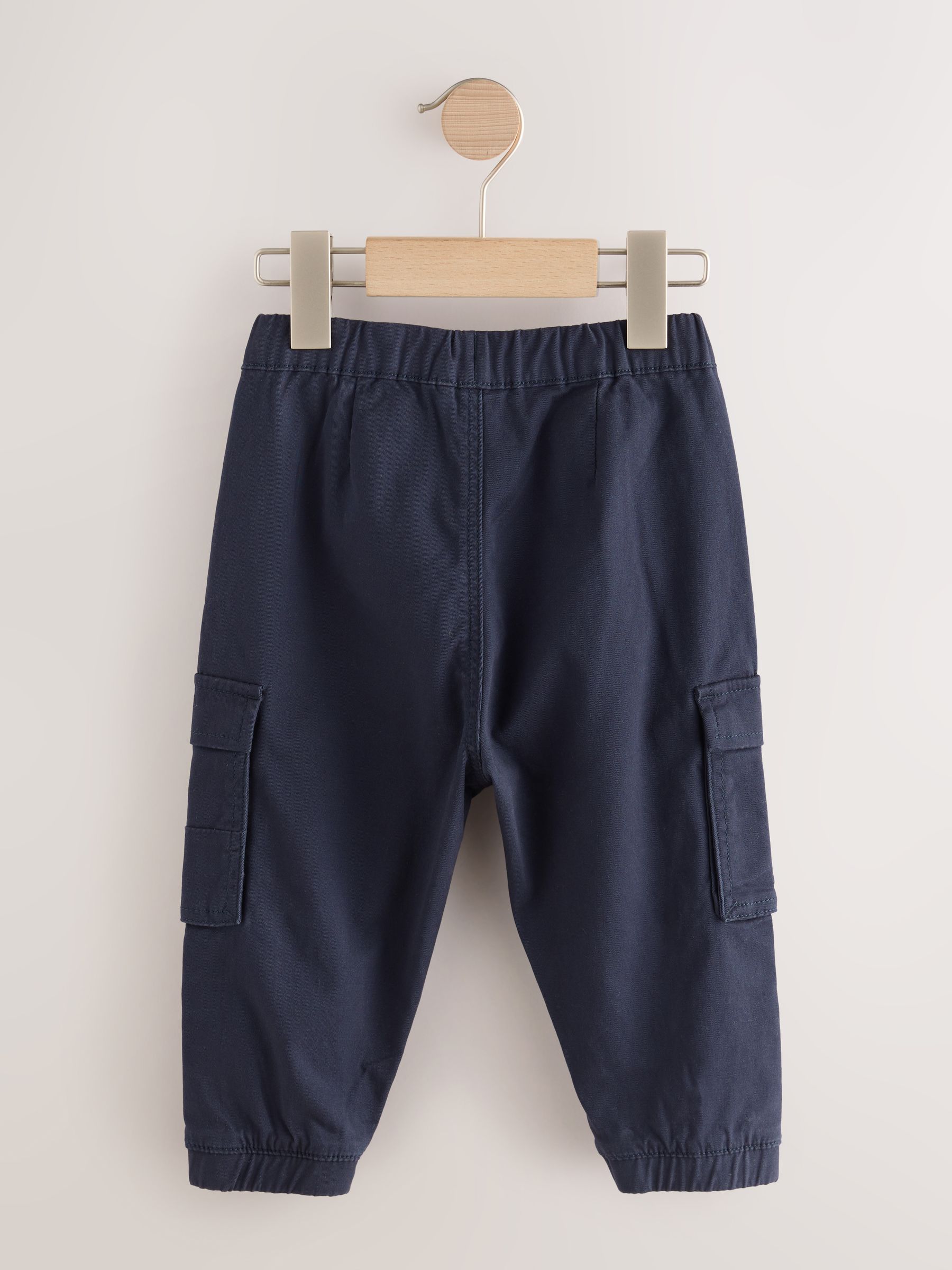 Bruin/marineblauw - Cargo Trousers 2 Pack (3mths-7yrs)