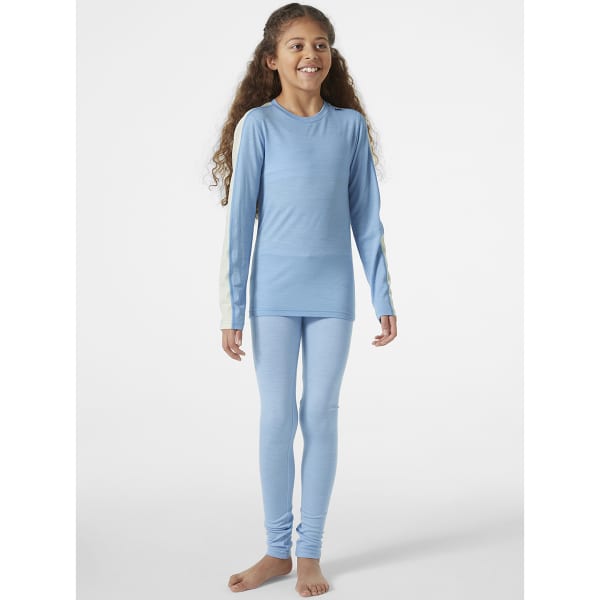 Ensemble thermique HELLY HANSEN JR MERINO SET BRIGHT BLUE