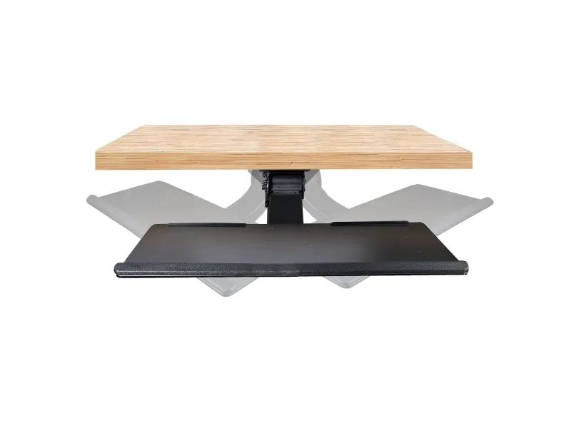 StarTech.com Under Desk Keyboard Tray, Full Motion & Height Adjustable Keyboard and Mouse Tray, 10