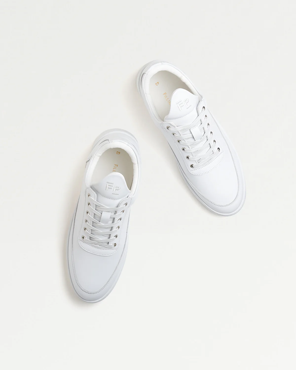 Low Top Ripple Nappa White