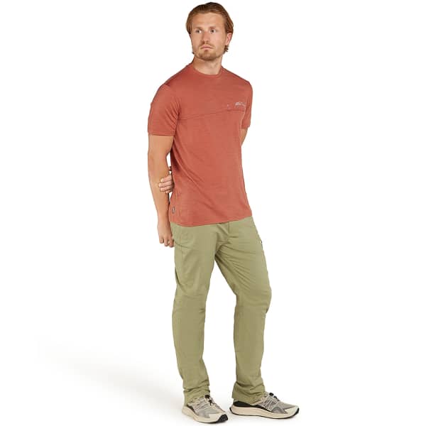 T-shirt randonnée ICEBREAKER M 150 TECH LITE SS TEE SING LI CMP CEDAR WOOD