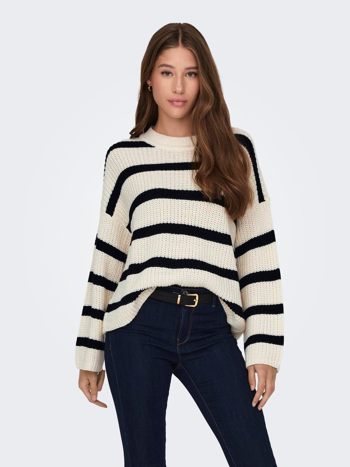 JDYJUSTY Strickpullover Eggnog
