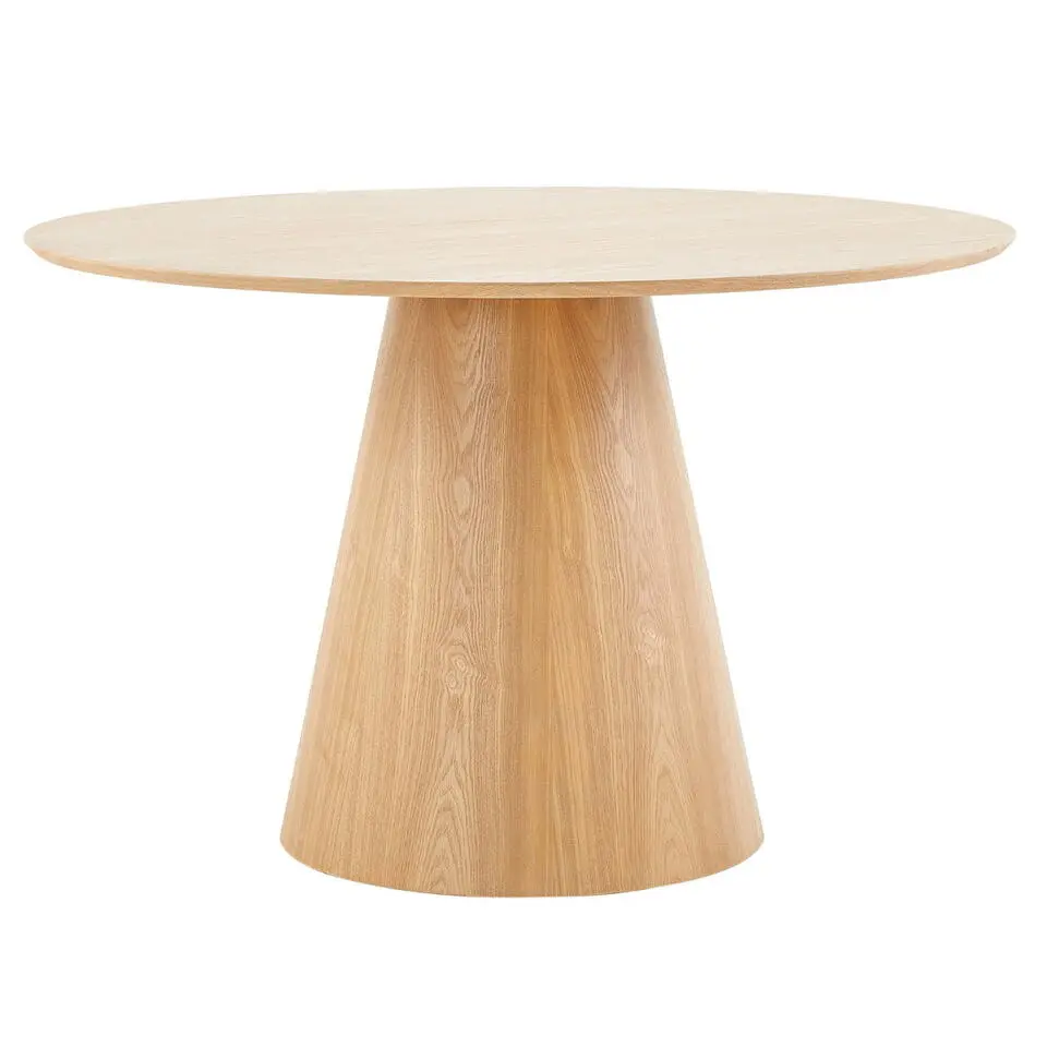 Eettafel Rond - Naturel - 120x120x75cm - 2-4 Personen - Fynn