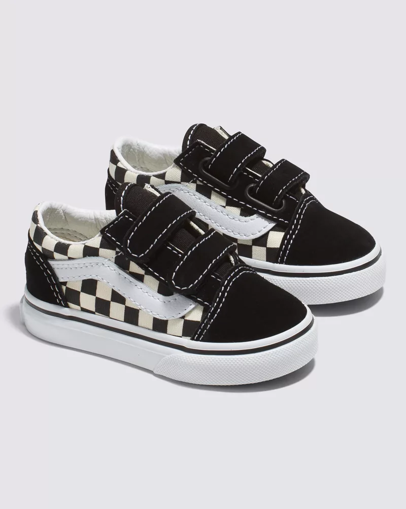 Toddler Old Skool V Primary Check Shoe