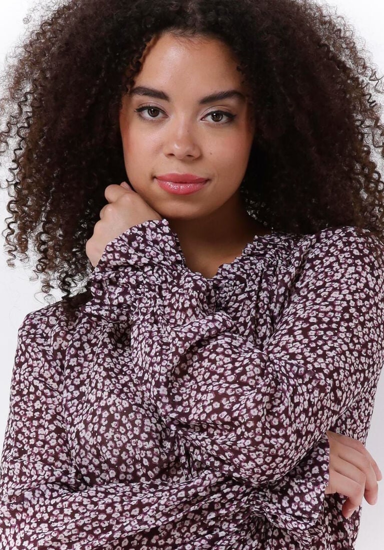 CATWALK JUNKIE paarse catwalk junkie blouse bl dawn flowers