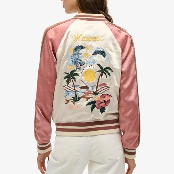 Superdry Suikajan Embroidered Bomber Jas Dames
