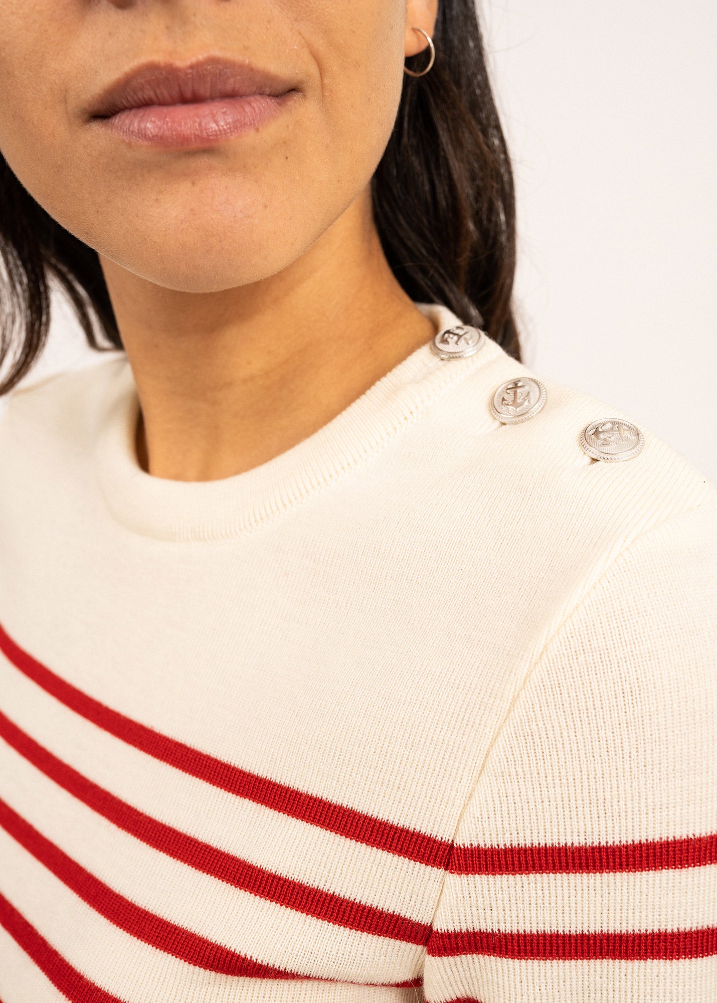 Pull marin rayé Marée