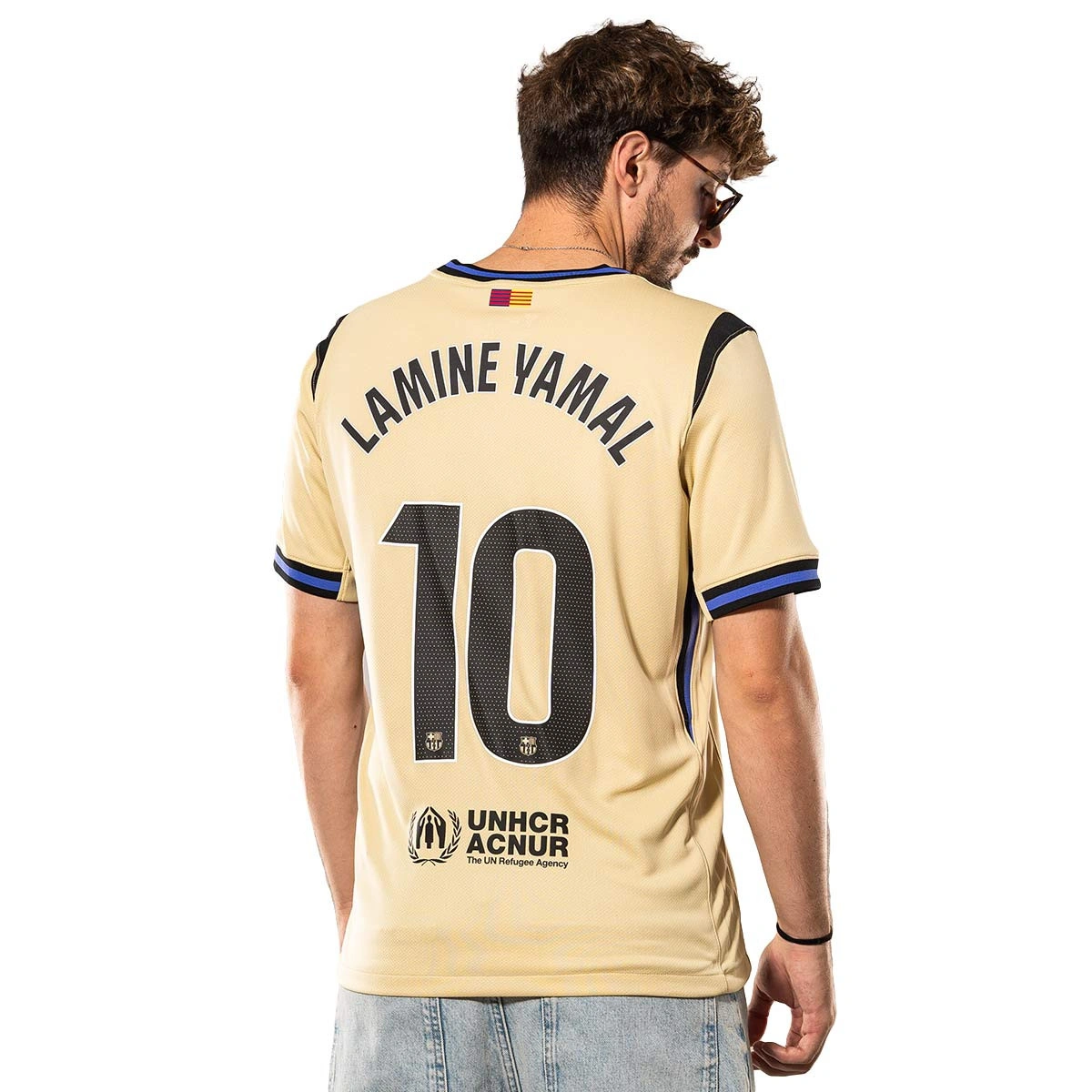 Camisola Nike Lamine Yamal FC Barcelona Segundo Equipamento x Kobe 2025-2026