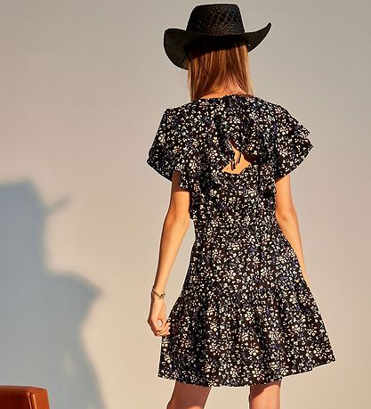 Designers Remix Kjole - Sandrine - Blåck Flower Print