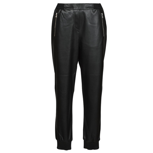 Karl Lagerfeld - FAUXLEATHERJOGGERS Negro