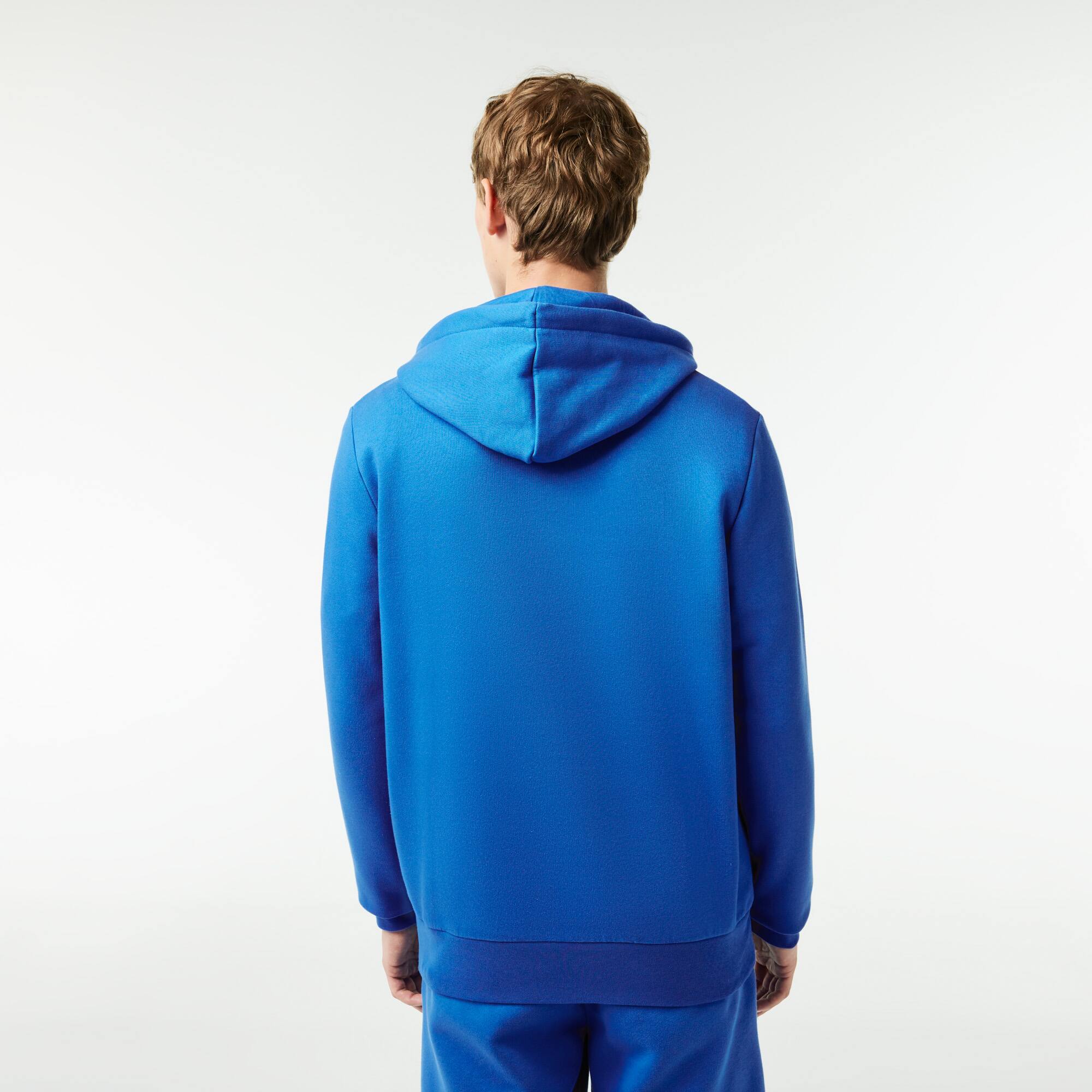 HERREN LACOSTE SWEAT-JACKE MIT KÄNGURUTASCHE AUS FLEECE Sweatshirts - Blau - Lacoste - Herren