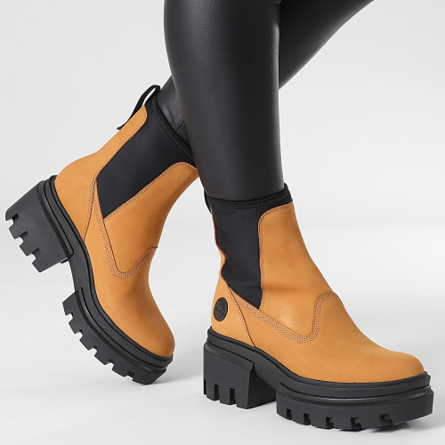 Boots Femme Everleigh Chelsea A5YF4 Wheat Nubuck