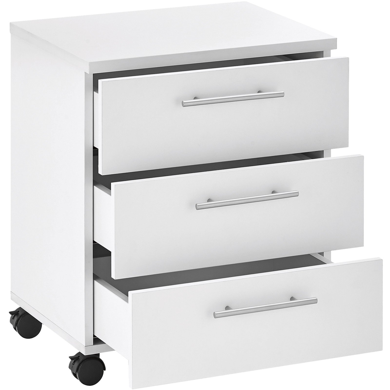 Rollcontainer Sven Dekor weiss 40 x 56 x 39 cm