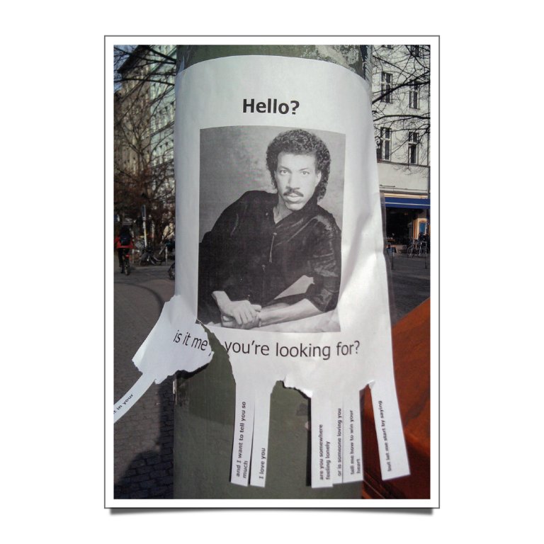 Notes of Berlin Postkarte