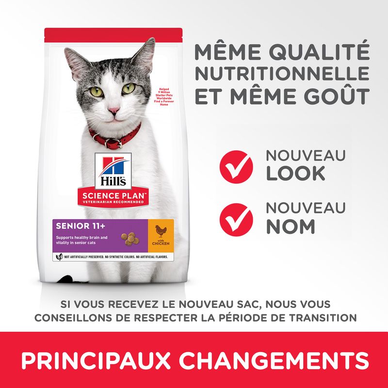 Hill's Science Plan Senior 11+ poulet
