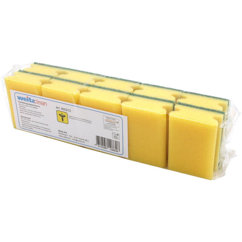 Weitaclean Schwamm, kratzend, gelb