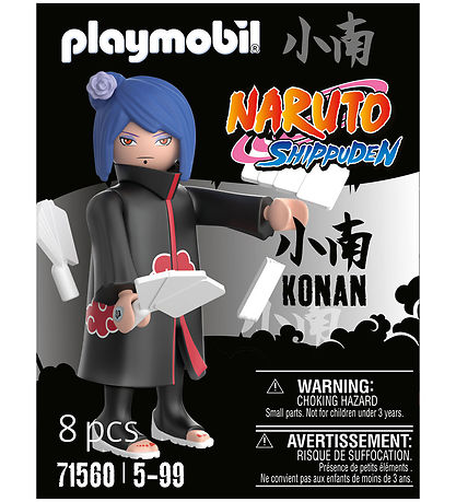 Playmobil Naruto - Konan - 71560 - 8 Dele