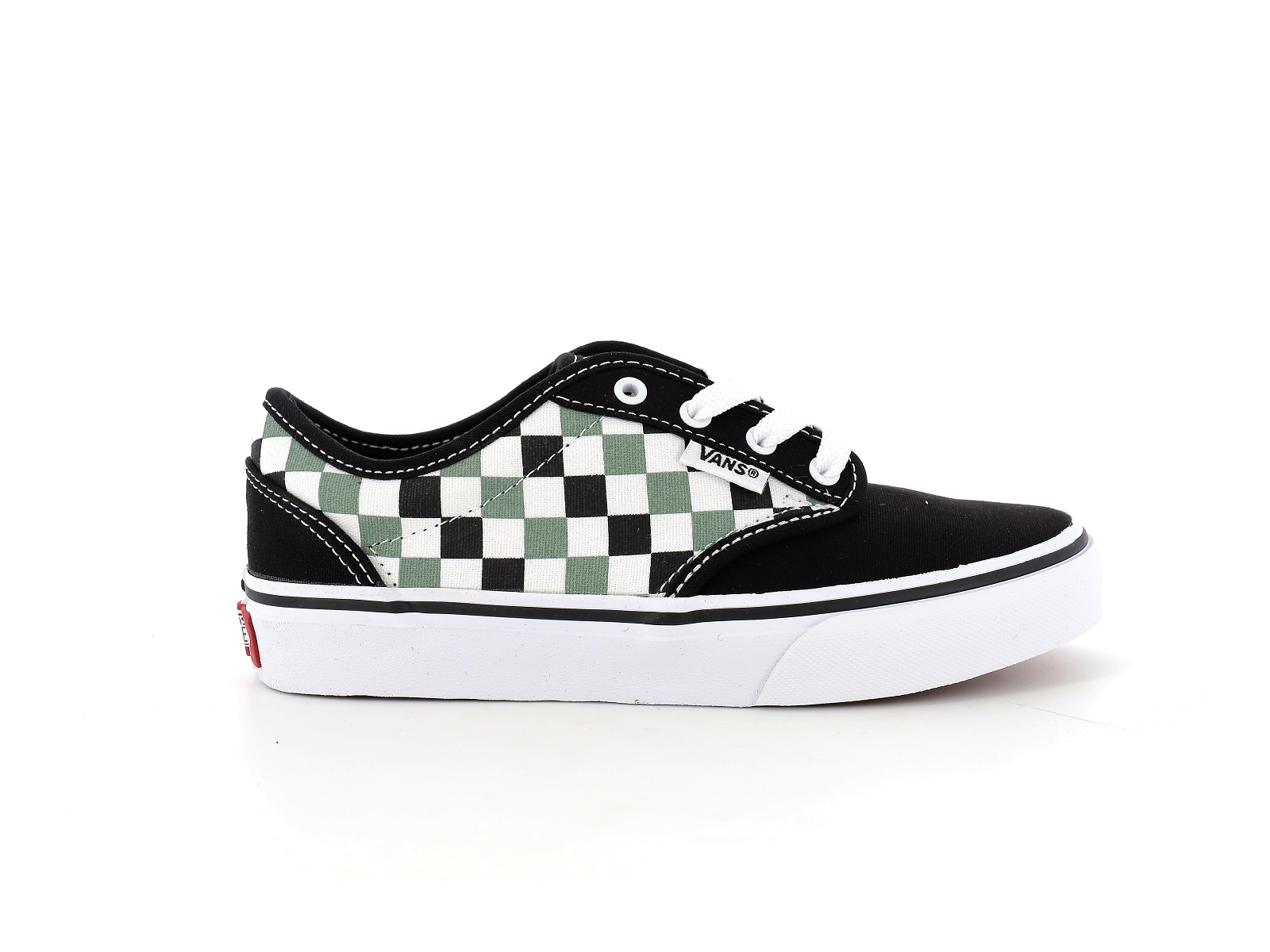 Vans-YT ATWOOD MULTI CHECKER Matières combinées Noir Vert