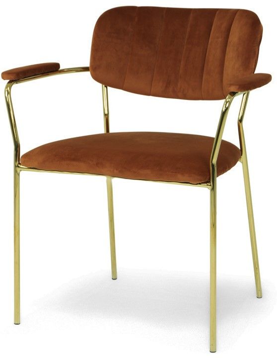 Eetstoel - rust Blanchett B67 x D60 x H79 cm