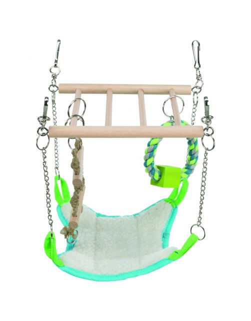 Trixie Hangbrug Met Hangmat - Speelgoed - 17x22x15 cm