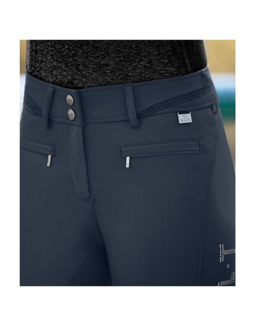 Elt Broek Maja Glam Curved Hoge Taille Donkerblauw - Ruiterkleding
