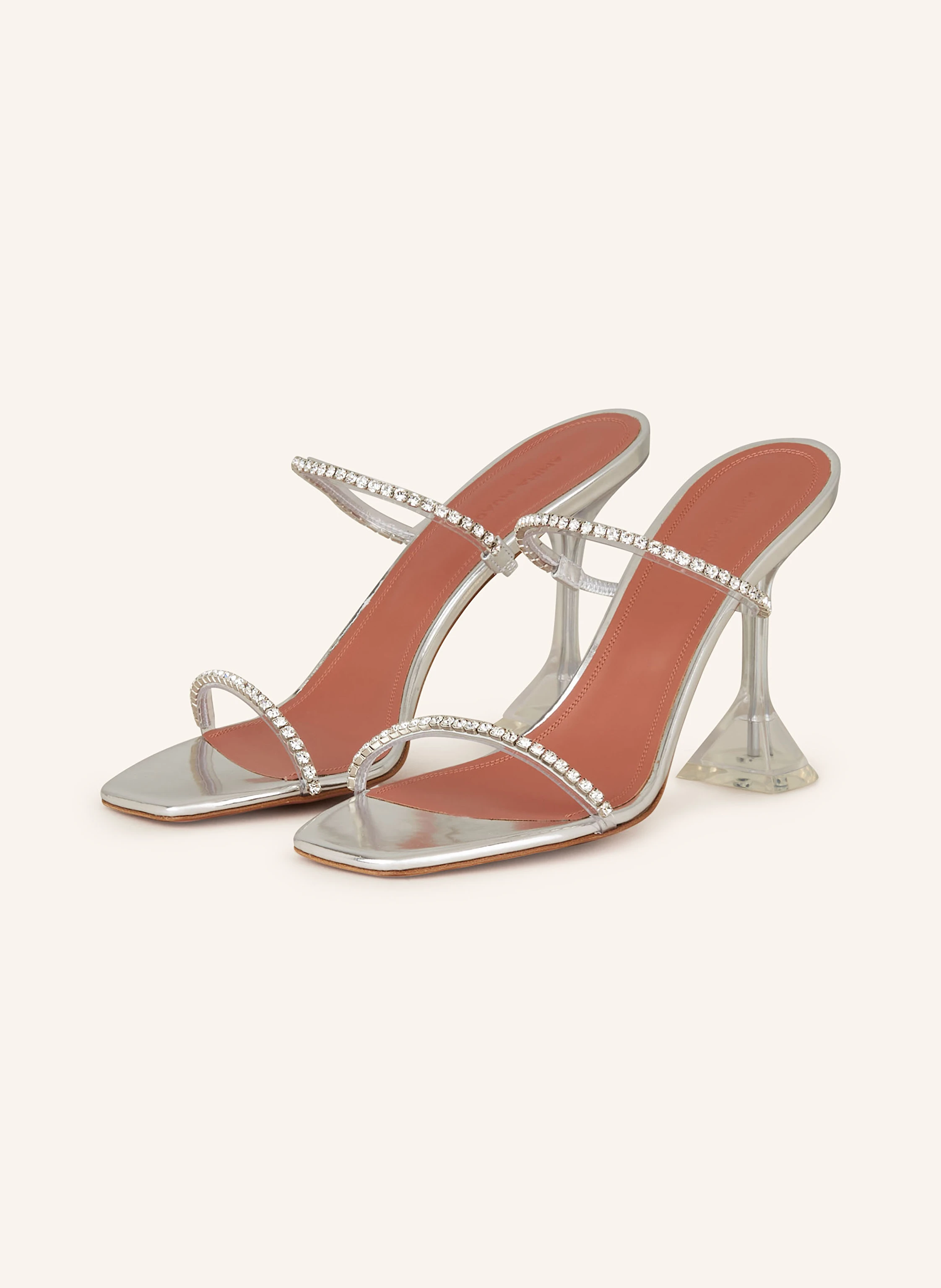 AMINA MUADDI Mules GILDA mit Schmucksteinen