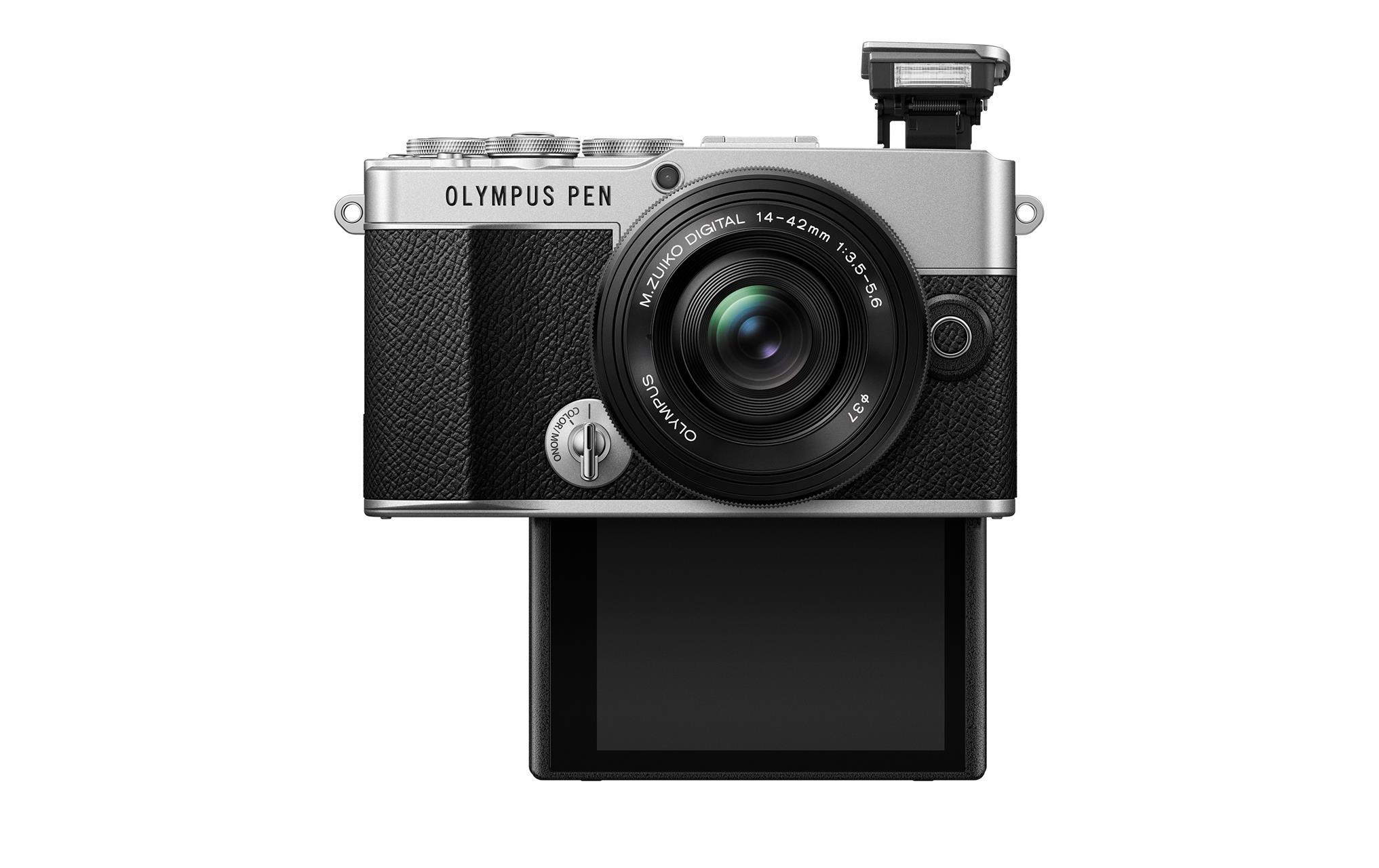 Fotokamera E-P7 Kit 14-42 Silber<br>Federleichte Kamera mit grandioser Leistung