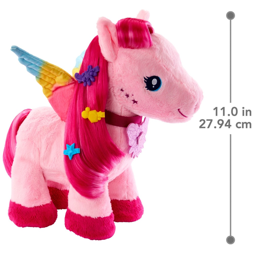 Barbie Touch of Magic Walk & Flutter Pegasus Plüschtier mit Geräuschen
