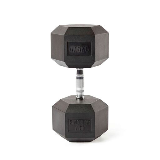 Halter hexagonal único WOD de 47,5 kg